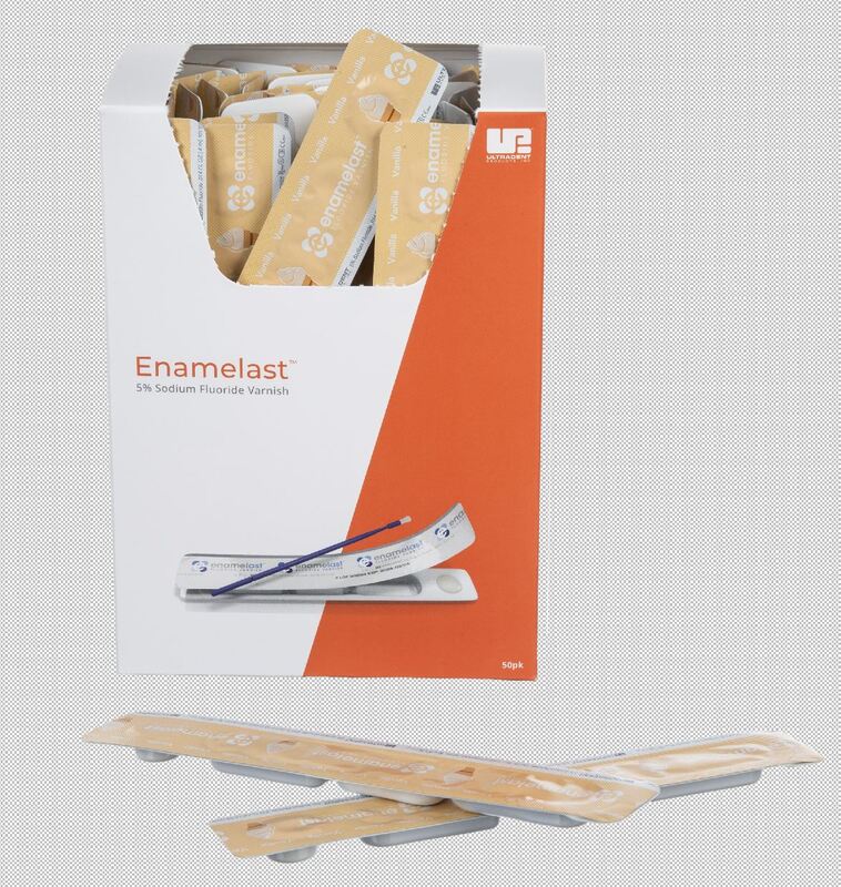 Ultradent enamelast vanilla unit-dose+brush