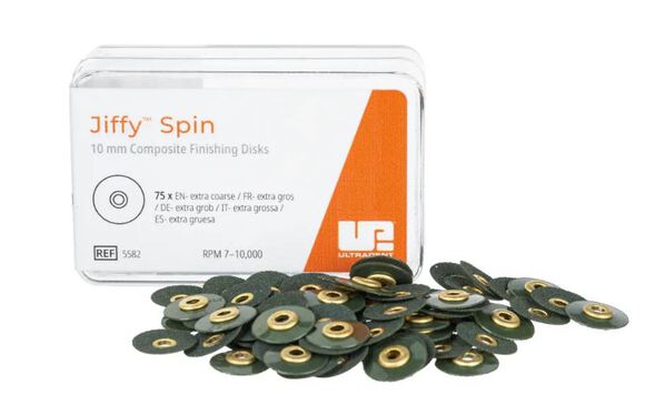 Jiffy spin disk extra grof 10mm groen