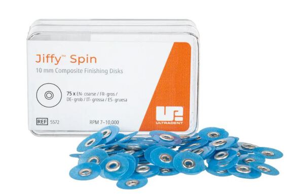 Jiffy spin disk grof 10mm blauw
