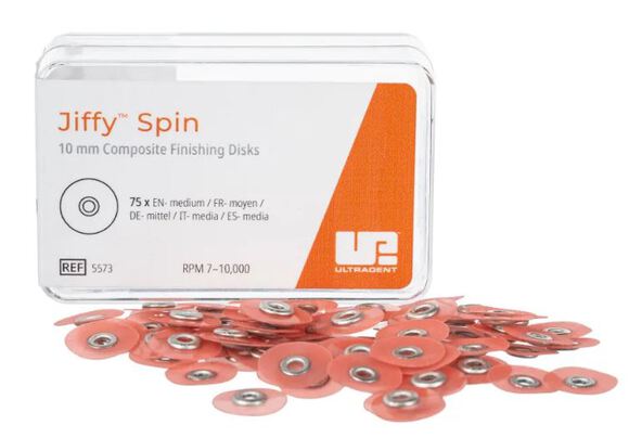 Jiffy spin disk medium 10mm rood
