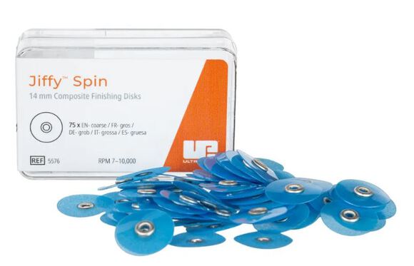Jiffy spin disk grof 14mm blauw