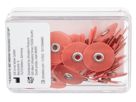 Jiffy spin disk medium 14mm rood