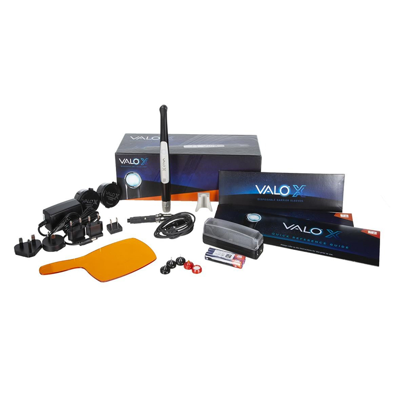 Ultradent valo x led curing light kit