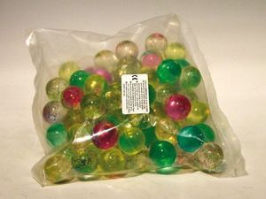 speelgoed stuiterballen glitter 27mm