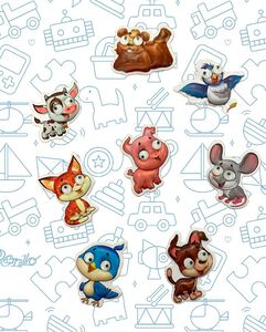 speelgoed animal googlies stickers
