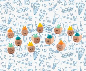 speelgoed houten tandendoosjes