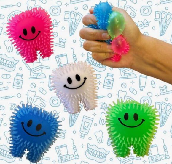 Speelgoed puffer teeth