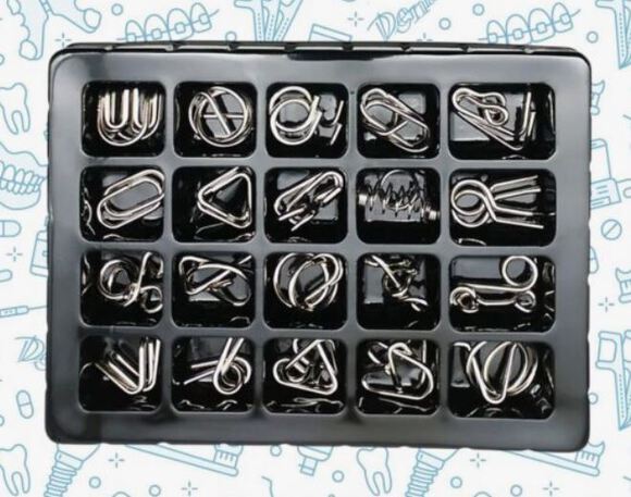 Speelgoed geduld spelletjes in display