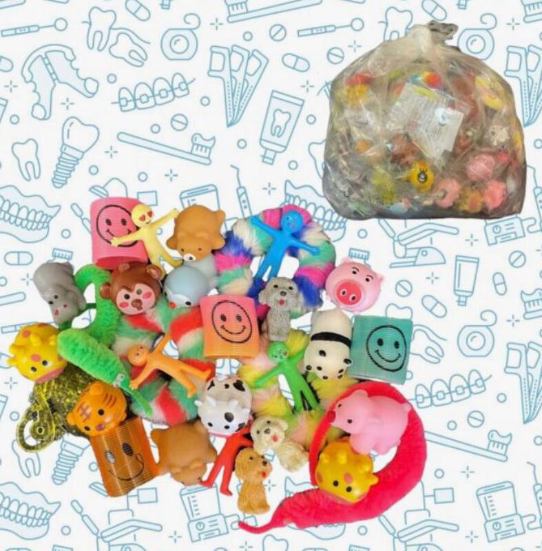 Speelgoed mix in zak