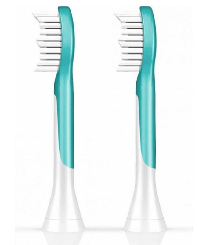 Sonicare for kids opzetborstels hx6042/33 groen
