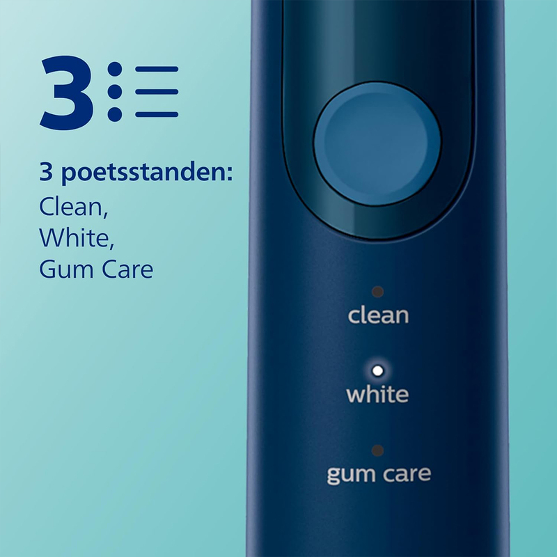 Sonicare 5100 protective clean hx6851/34 wit+blauw