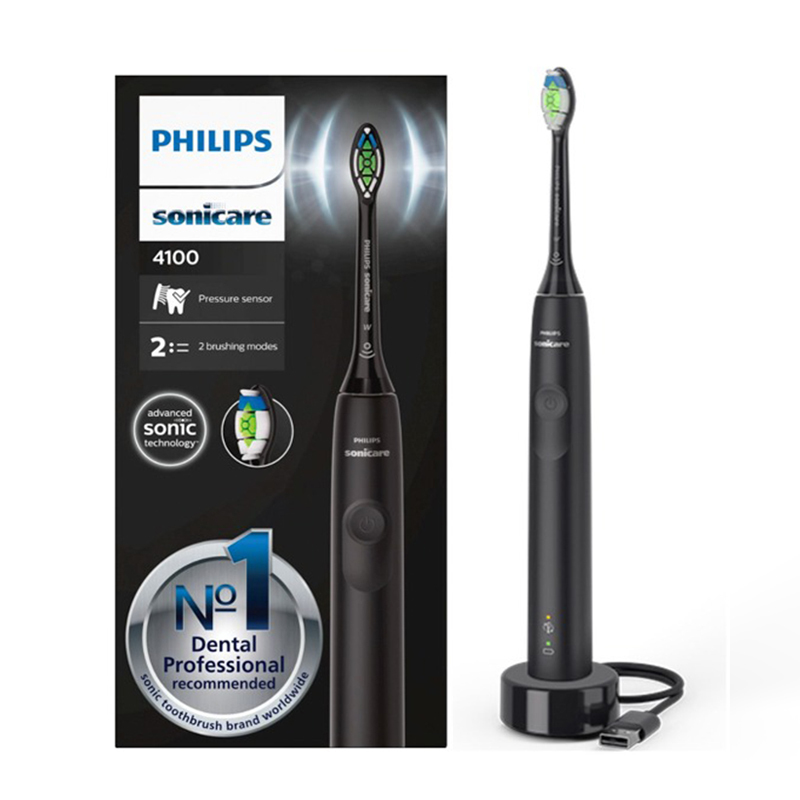 Sonicare 4100 elektrische borstel zwart hx3681/54