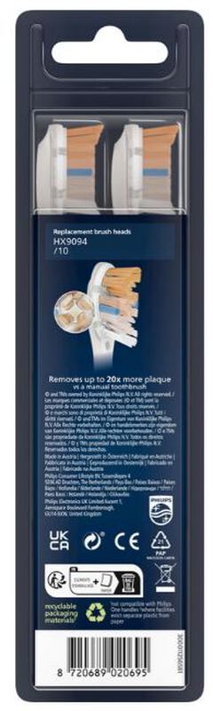 Sonicare a3 premium all-in-one opzetborstels wit