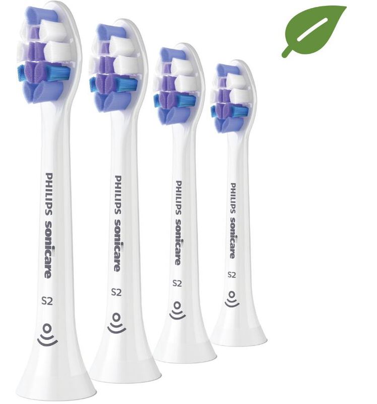 Sonicare s2 sensitive hx6054/10 wit opzetborstels