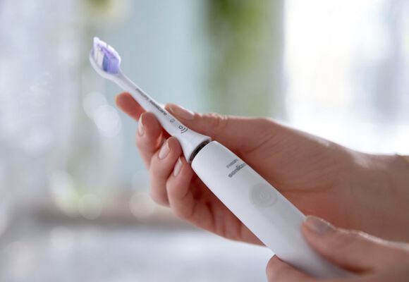 Sonicare s2 sensitive hx6054/10 wit opzetborstels