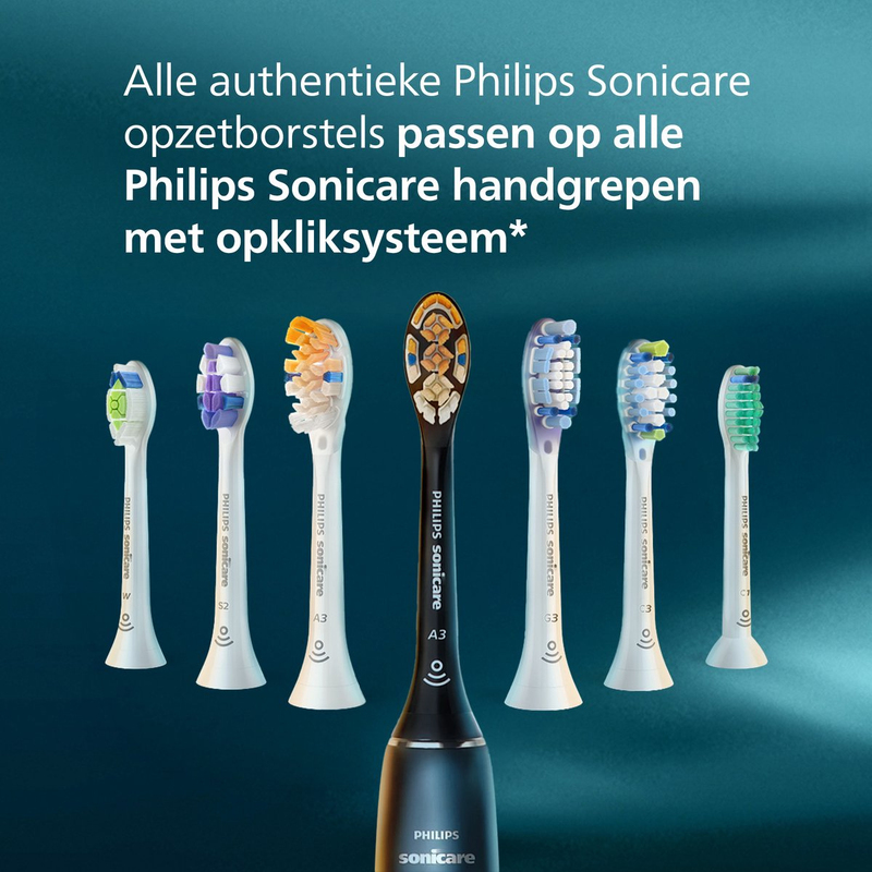 Sonicare proresults opzetborstels hx6018/07 wit