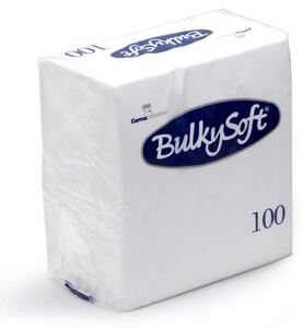bulkysoft servetten 33x33cm 1/4-vouw 2-l