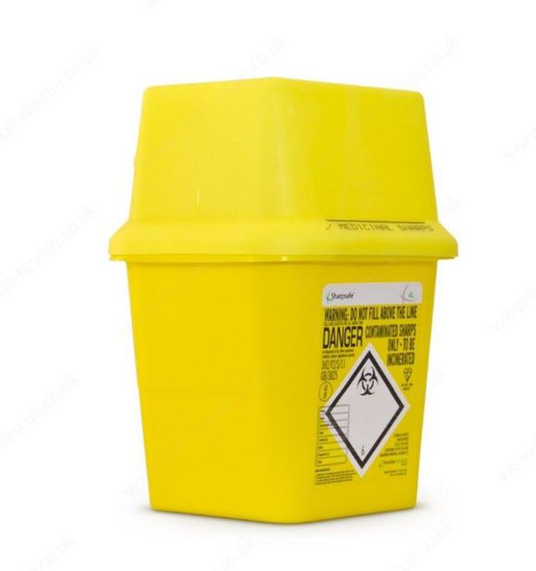 Sharpsafe naaldencontainer 4 liter