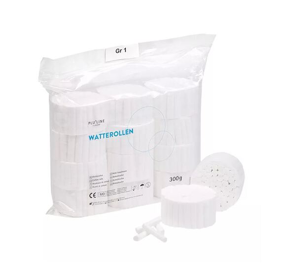 Pluline wattenrollen grootte 1