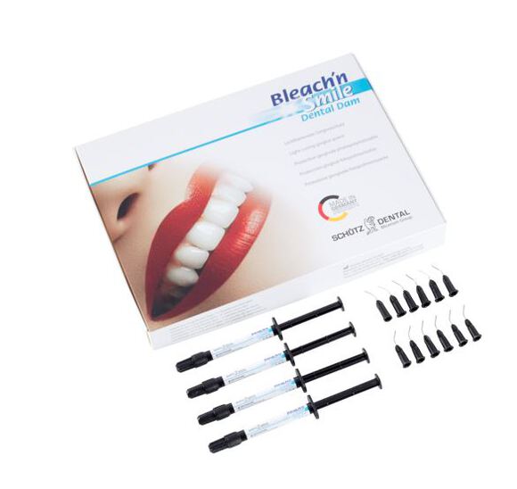 Bleach'n smile dental dam set