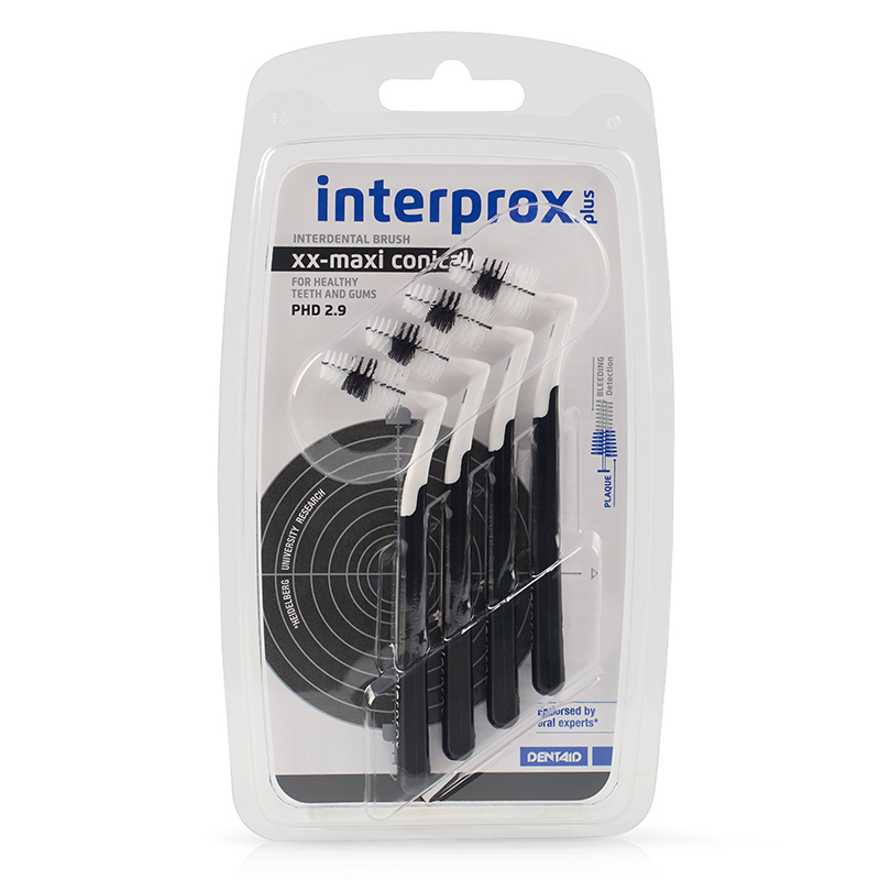 Interprox plus phd 2,9 xx-maxi conical zwart blist