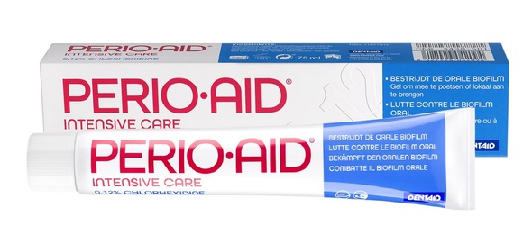 Perio aid intensive care gel tandpasta 0.12%