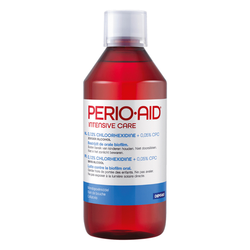 Perio aid intensive care blauw mondspoeling 0.12%