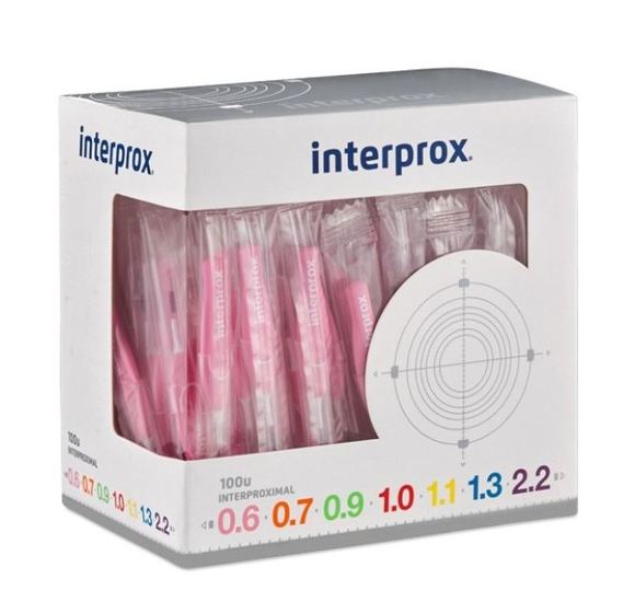 toeter Ook plaats Interprox 0.6 roze nano 1.9mm (bulk)
