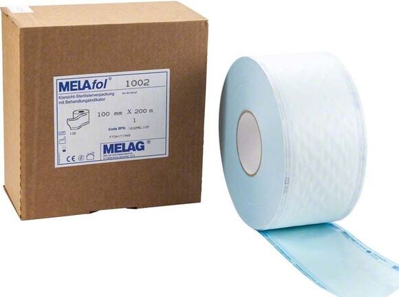 Melafol sterilisatiefolie op rol 10 cm
