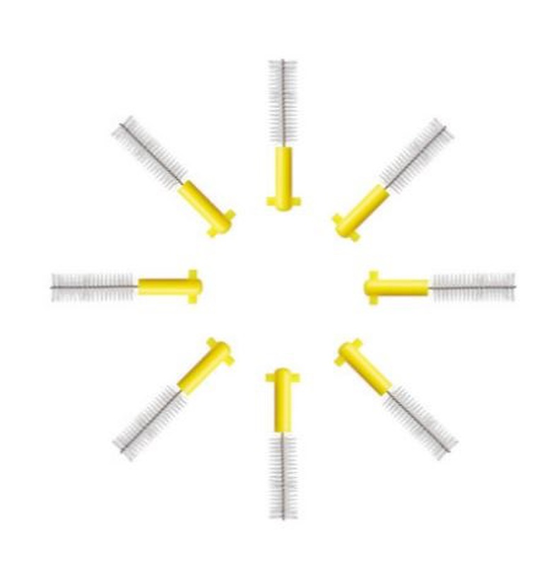 Curaprox cps 09 prime refill 0,9/4,0mm geel