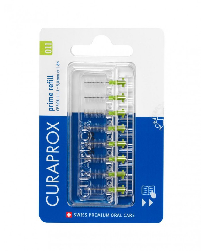 Curaprox cps 11 prime refill 1,1/5,0mm groen