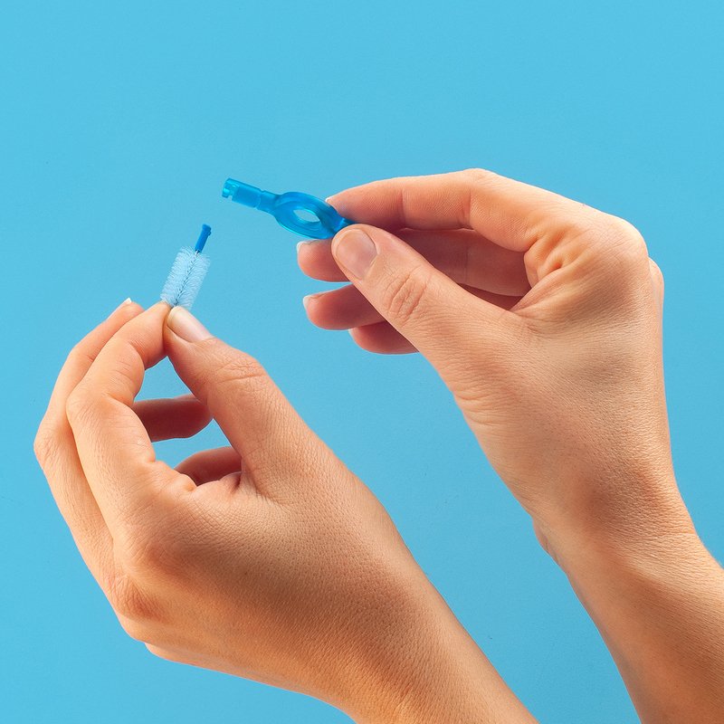 Curaprox cps 410 perio refill deep sky blue