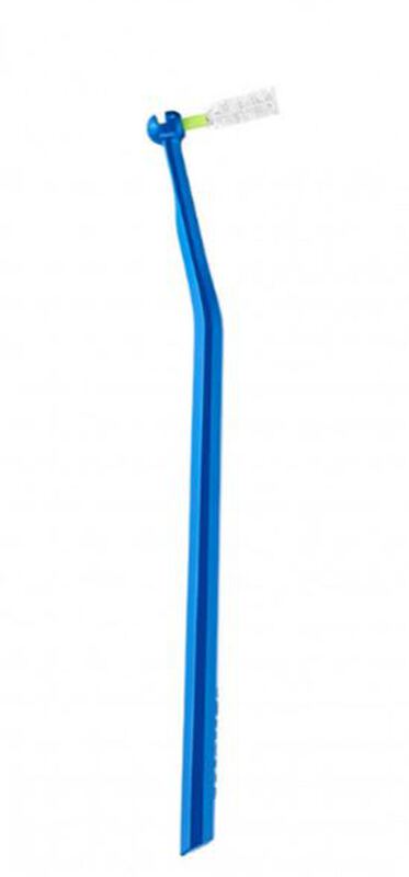 Curaprox uhs 475 ragerhouder staal blauw