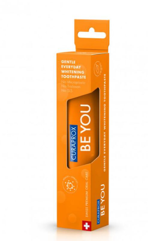 Curaprox be you tandpasta perzik/abrikoos