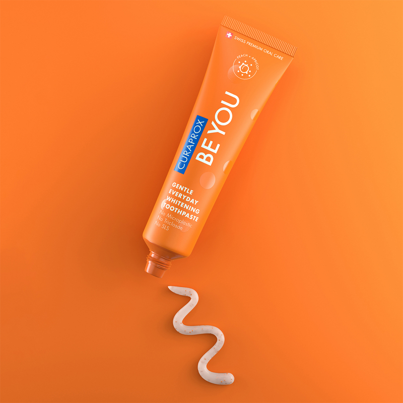 Curaprox be you tandpasta perzik/abrikoos