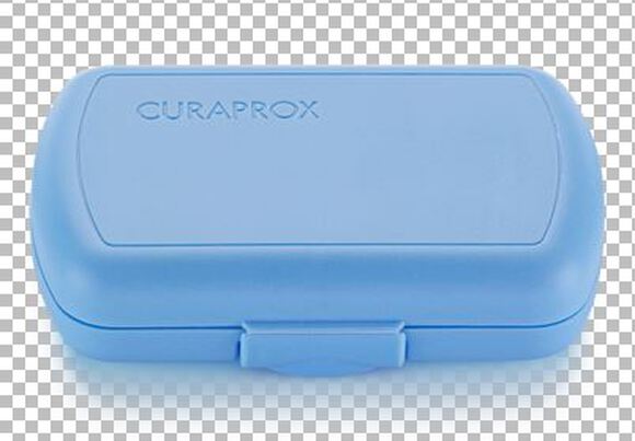 Curaprox reisset blauw (borstel/tandpasta/rager)