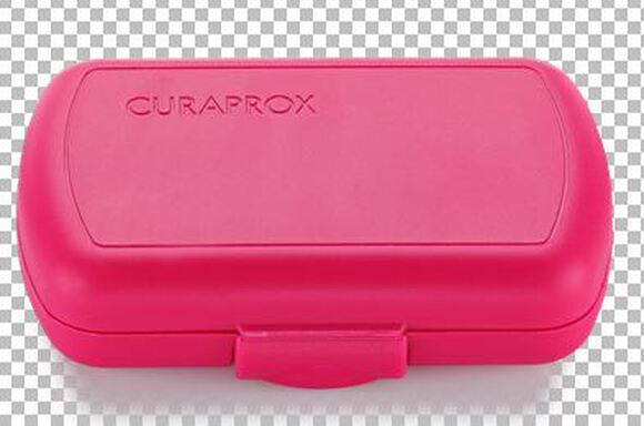 Curaprox reisset rood (borstel/tandpasta/rager)