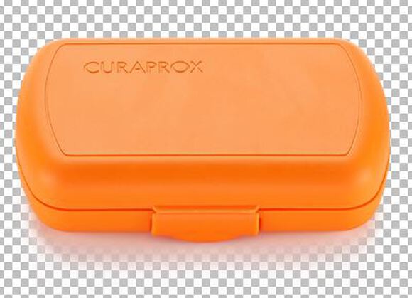 Curaprox reisset oranje (borstel/tandpasta/rager)