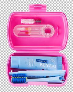 curaprox reisset roze (borstel/tandpasta/rager)