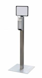 rvs desinfectiezuil (excl. dispenser)