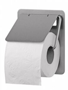 santral toiletrolhouder rvs voor 1 rol