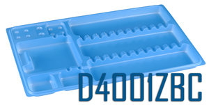 dispo-trays lichtblauw 28x18cm
