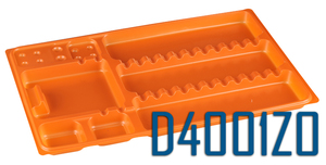 dispo-trays oranje 28x18cm
