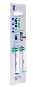 x-action opzetborstels (past op oral-b)