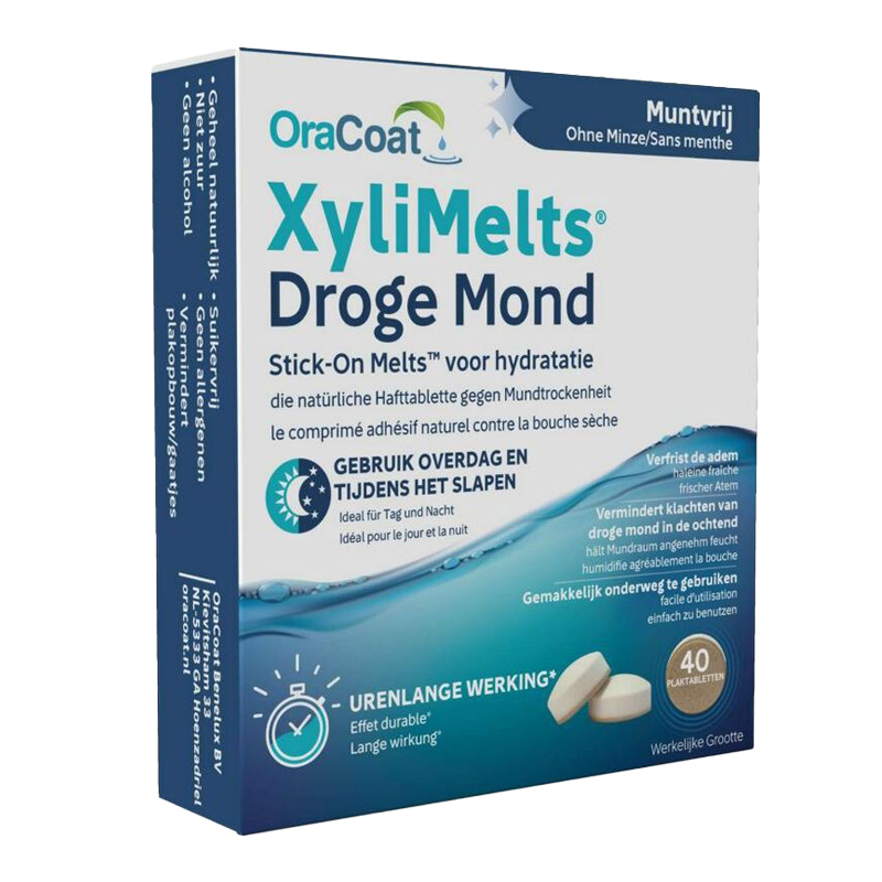 Xylimelts Droge Mond Muntvrij Tabletten Xylimelts Droge Mond Muntvrij Tabletten