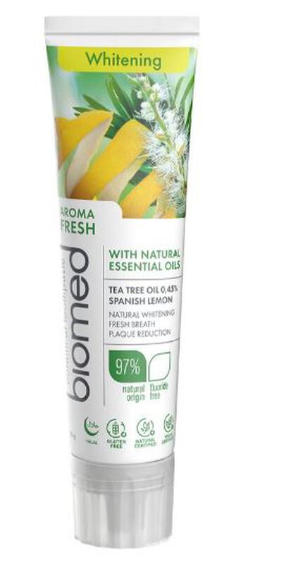 Biomed botanical whitening tandpasta