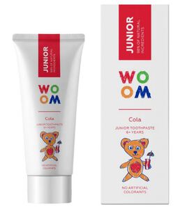 woom junior tandpasta 6+ jaar cola