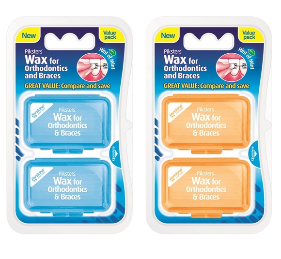 Piksters orthodontic wax mint twinpacks