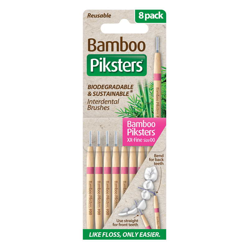 Bamboo piksters ragers size 00 xx-fijn roze