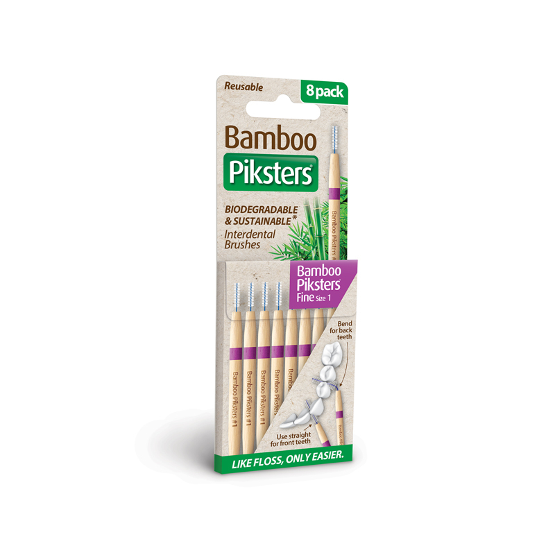 Bamboo piksters ragers size 1 fijn paars